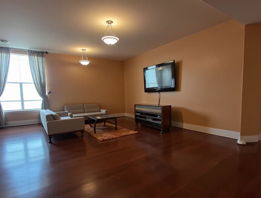 HomestagingKIEin Bild von einer modern eingerichteten Wohnung, generiert mit FLUX.1