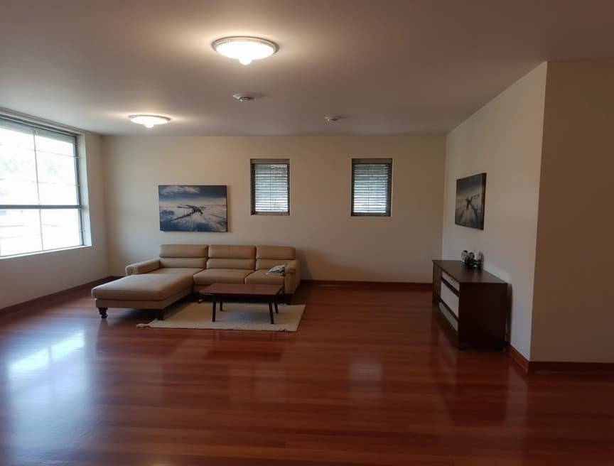 HomestagingKIEin Bild von einer mit KI gestagten Wohnung