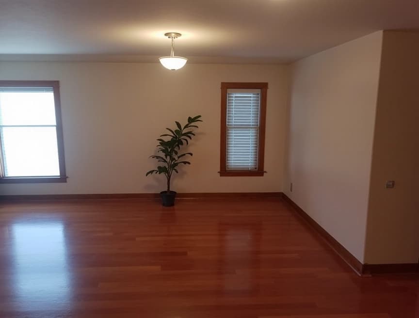 HomestagingKIEin Bild, das die KI-generierte Einrichtung einer modernen Wohnung zeigt