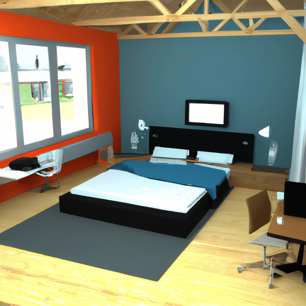 HomestagingKIEin Bild von einer virtuell eingerichteten Wohnung