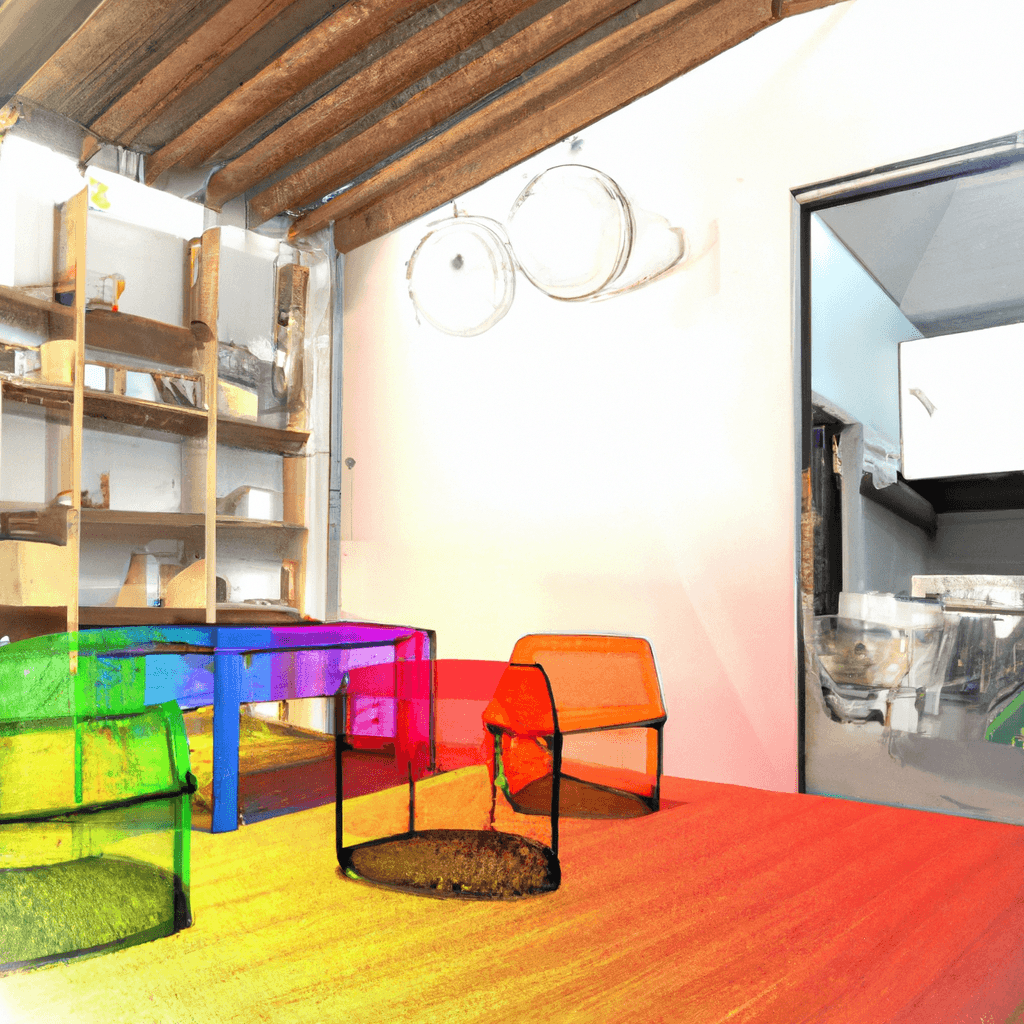 HomestagingKIEin generiertes Bild einer Wohnung, schön eingerichtet durch Künstliche Intelligenz