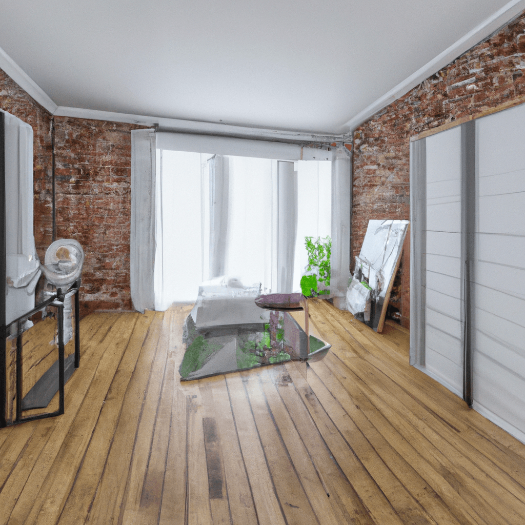 HomestagingKIA visual of a vacant property designed with AI-generated furniture