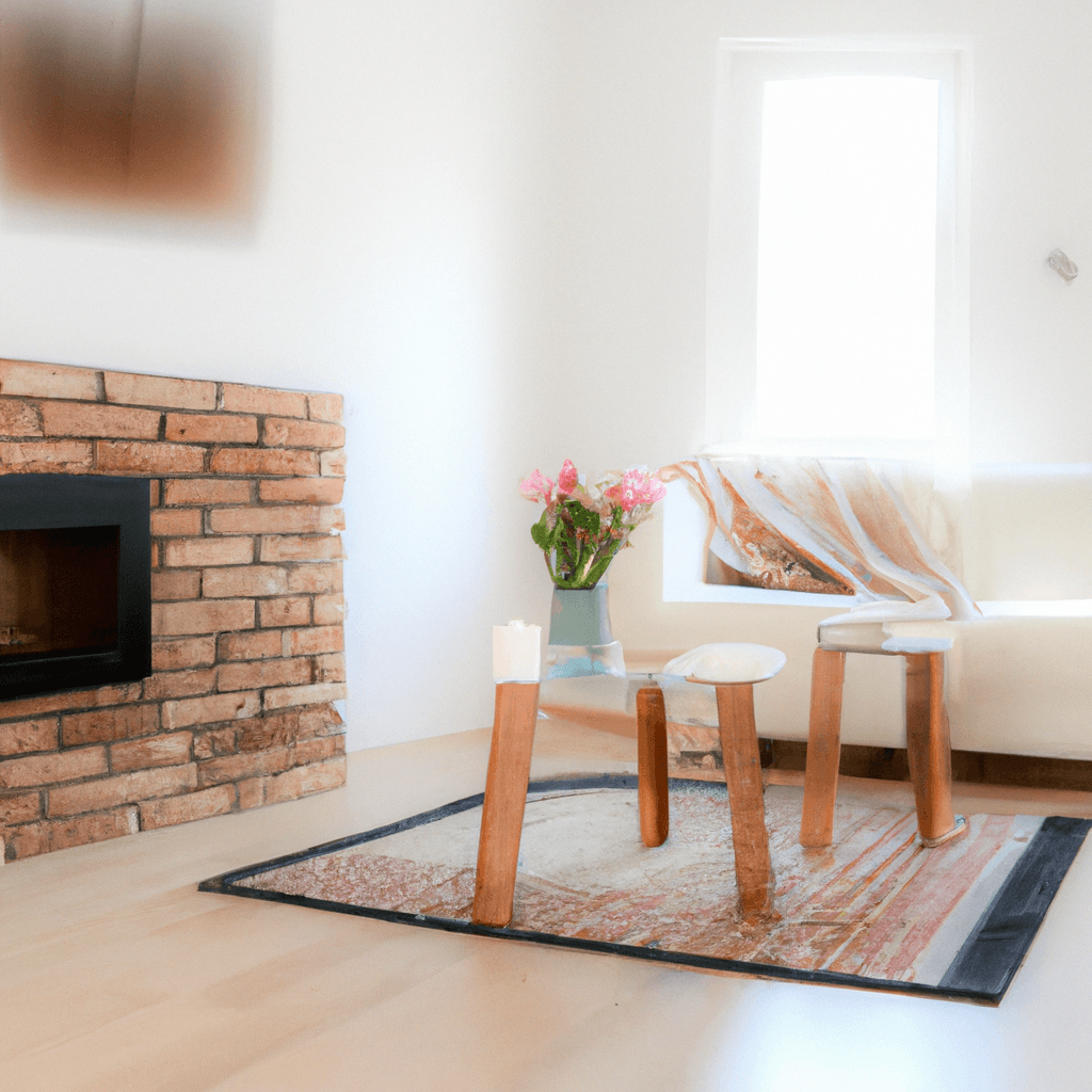 HomestagingKIEin Bild von einem KI-generierten, voll möblierten Wohnraum.
