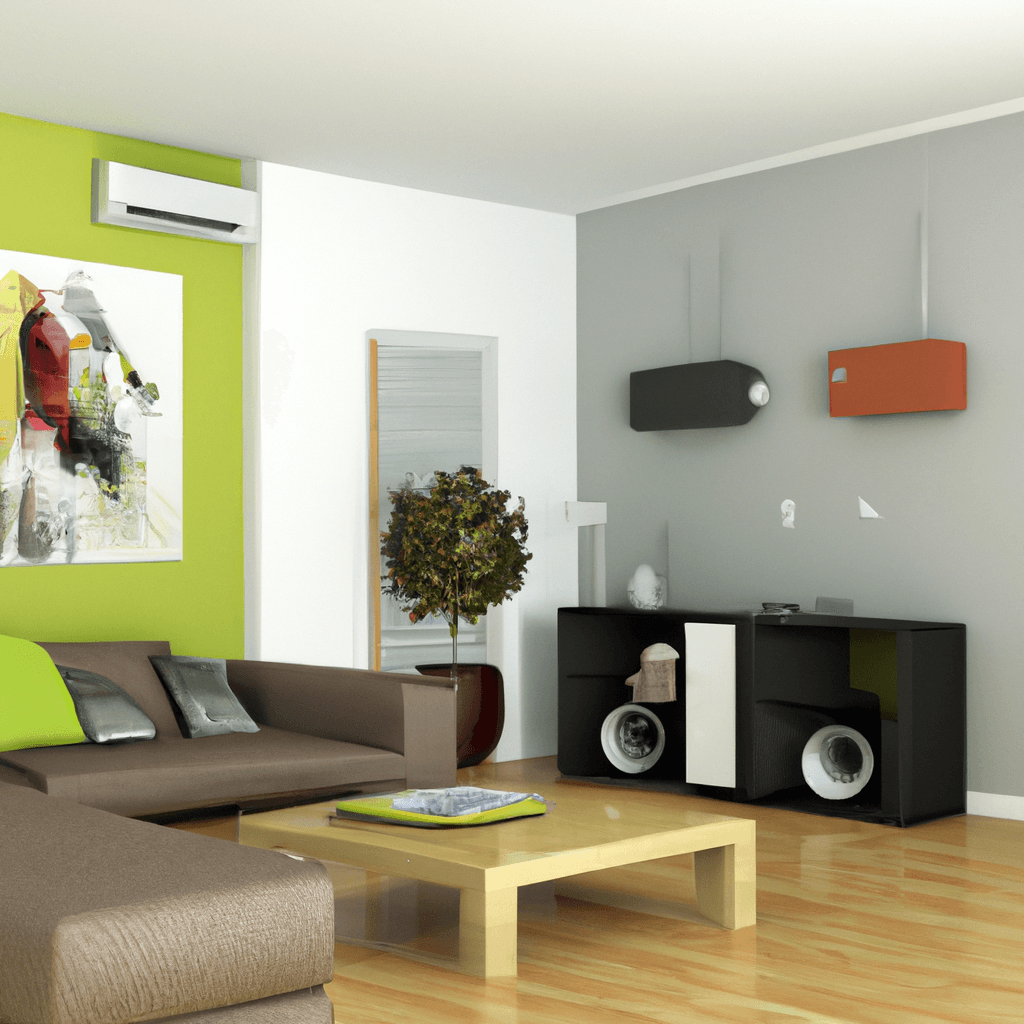 HomestagingKIEin Bild von einer digital umgestalteten Wohnung mit Hilfe von KI