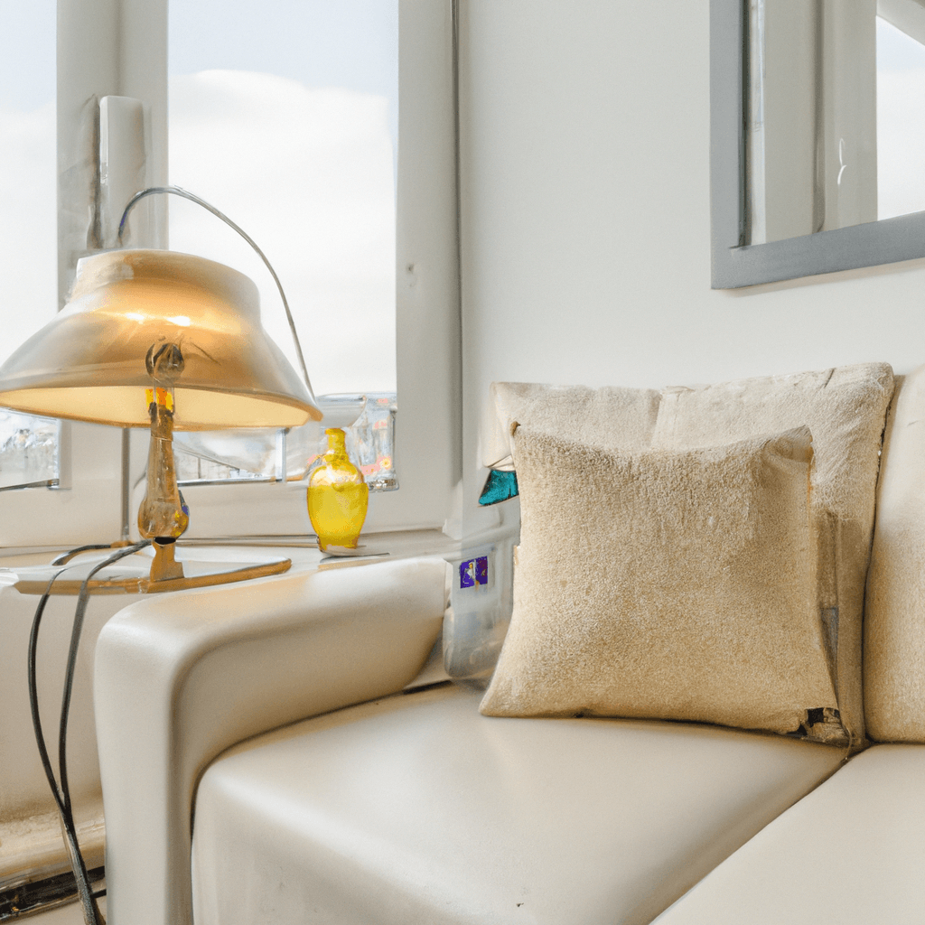 HomestagingKIBild von einer modernen Wohnung mit attraktiver Einrichtung generiert von KI