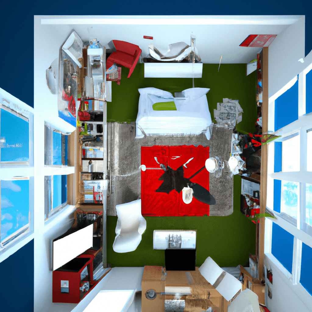 HomestagingKIEine computergesteuerte Visualisierung einer wohl eingerichteten Wohnung