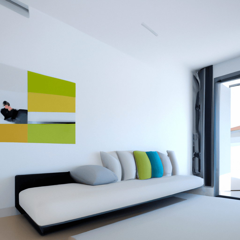 HomestagingKIBild einer modern eingerichteten Wohnung, generiert durch Künstliche Intelligenz