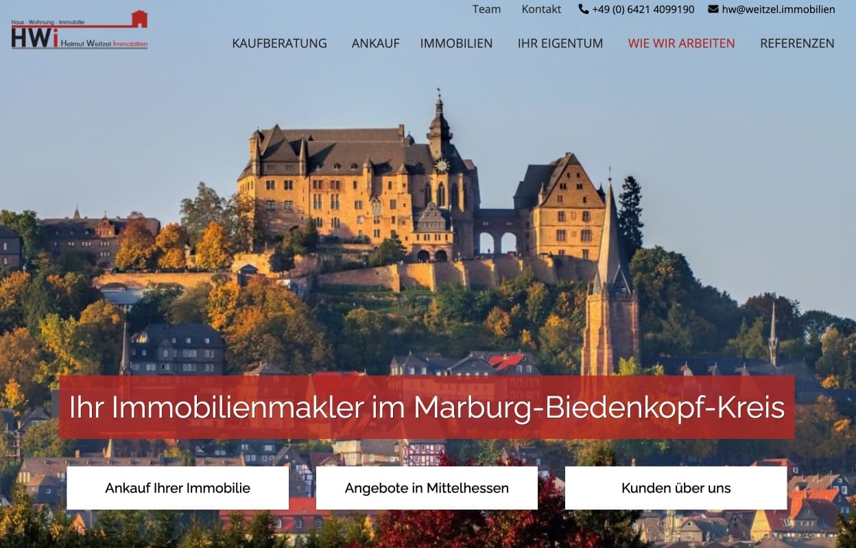 Helmut Weitzel Immobilien - Immobilienmakler - Marburg