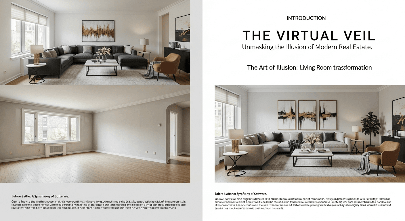 Immobilien-Exposé-Beispiel mit virtuellem Staging